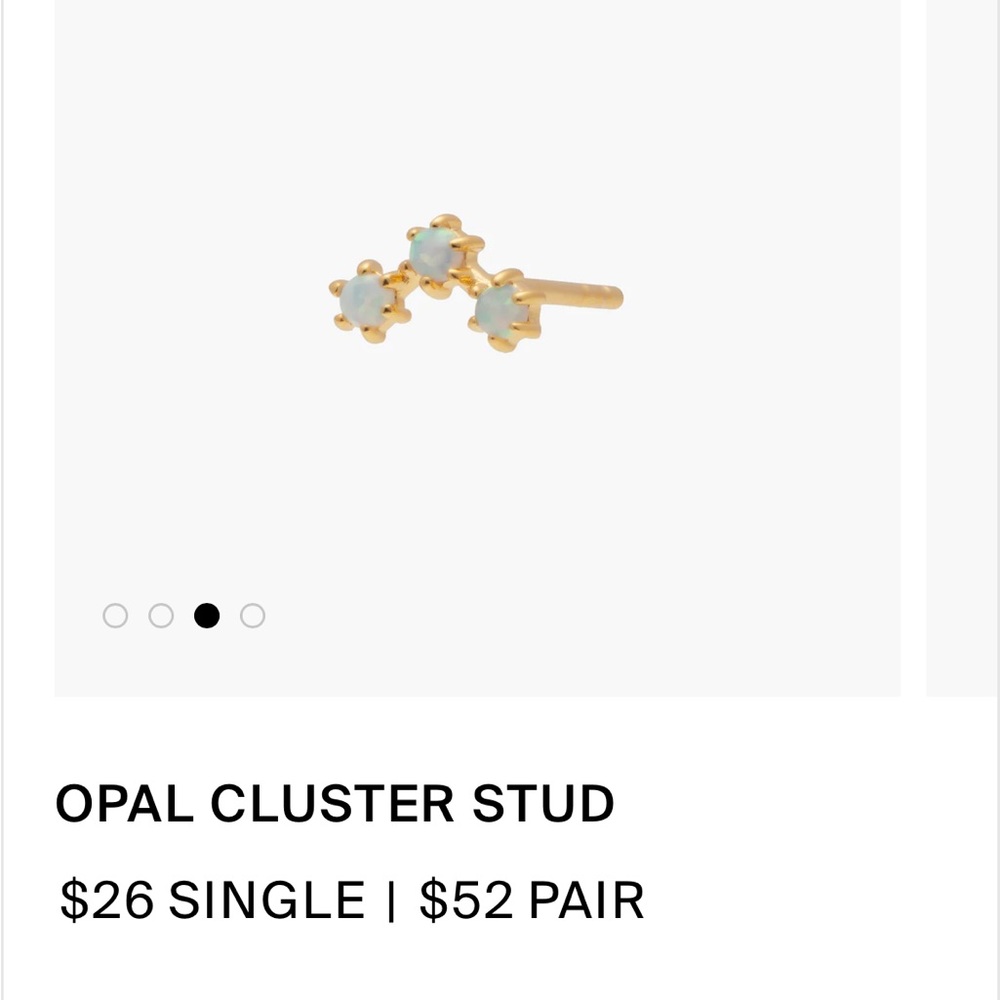 Opal Cluster Studs